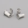 Unxuey 100PCS M4 Rivet Nuts Aluminium Alloy Knurled Flat Head Rivnuts Threaded Insert Rivet Nut