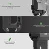 Aoanoko Gun Wall Mount, Gun Rack with Absolutely Strong and Solid PA Material& Frosting Treatment Display Storage Organization System Unique Low Profile Design Withstand 300Lbs of Tension- Black