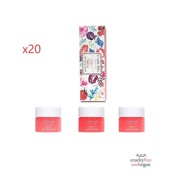 BULK LOT 20p CARENEL Lip Sleeping Mask 5G 3pc x 20 - Korean Skin Care Moist Lips