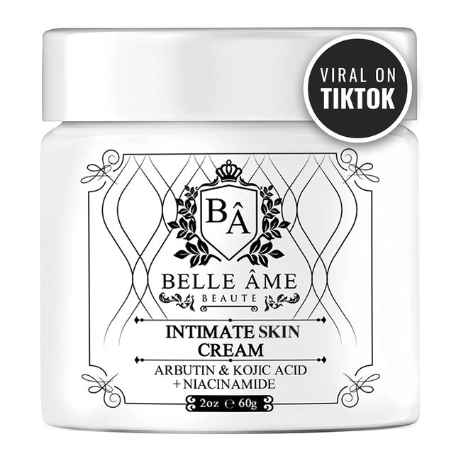 BELLE AME Premium Dark Spot Corrector Cream - Advanced Skin Cream For Women - Face, Body, Underarm, Knees, Elbows, Inner Thigh and Intimate Area Brightening - Fade Cream For Uneven Skin Tone - 2 oz