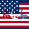 Red White Blue 3D Printed Phone Holder Finger Grip Stand for iPhone Android 3pcs