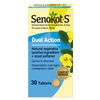 Senokot S Dual Action Laxative Tablets 30 Count Overnight Relief for Constipa...