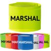 Marshal Pre Printed Hi Vis Coloured ID Arm Band