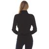 Minus33 Merino Wool Sequoia Women's Midweight 1/4 Zip Black Medium