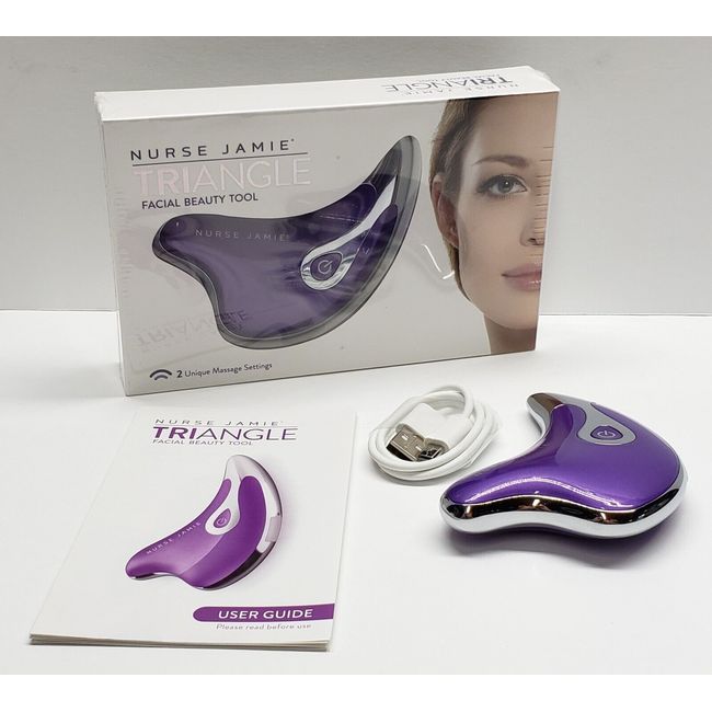 Nurse Jamie TRIANGLE Facial Beauty Tool Sculpting Firming Sonic Face Massager