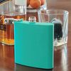6oz Stainless Steel Flask, Chef Hat, Personalized Engraving Included (Red)