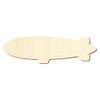 Wooden Zeppelin Decorative Crafts 3-50 cm, Size: 11 cm, Pack of 1