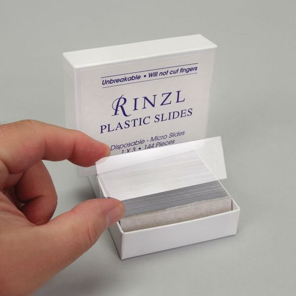 Microscope Slides, Plastic, 3 X 1", Box Of 144
