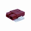 Anderson Flat Connector SB 50A Red Plug with 2 Main Contacts 24 V 16 mm² (or Similar