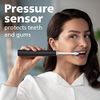 PHILIPS Sonicare 4100 Power Toothbrush, Rechargeable Electric Toothbrush with Pressure Sensor, Black HX3681/24