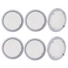 Raneped Circular Screen Vent Cover, 2 Inch Diameter, Metal Mesh, 6-Pack