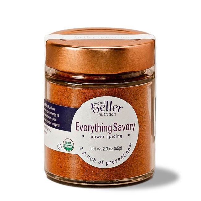 Rachel Beller Nutrition Power Spicing | EVERYTHING SAVORY | 2.3 oz | Organic Spice Blend Seasoning