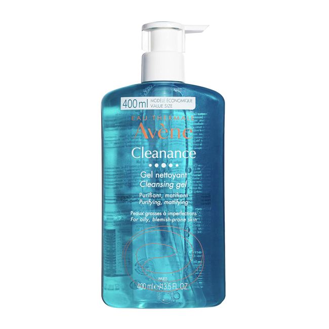 Eau Thermale Avene - Cleanance Cleansing Gel - Soap-Free Cleanser for Face and Body - For Blemish-Prone Skin - 13.5 fl.oz.
