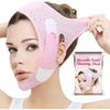 Gale Boy Face Belt, Lift-Up, Face Line, Double Chin Prevention, Sagging, Face Slimming, Mask, Breathable, Pink, For Women and Men