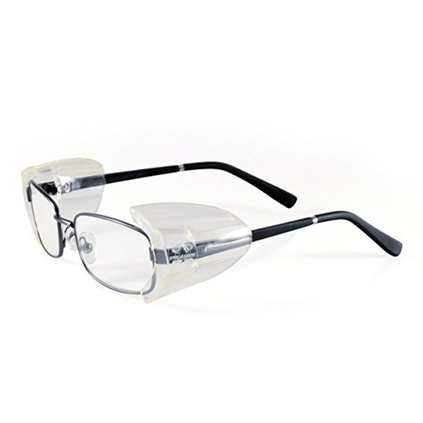 VIEEL Pollen Protection, Metal Frame Protective Glasses Side Shields (4 PCS, L)