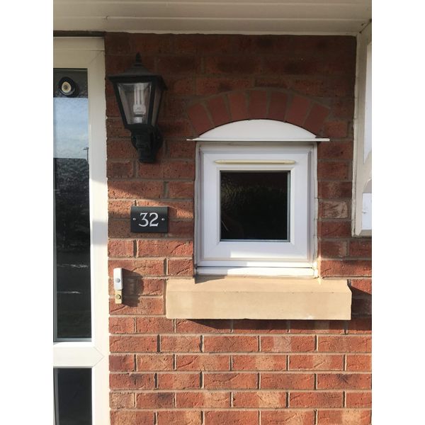 Engraved Slate House Number Plaque - 100 to 999 - (Dispatched Same/Next Day)