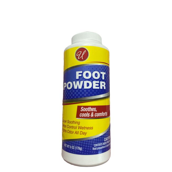 Foot Powder Soothes, Cools & Comforts Control Wetness Fight Odor All Day 6 oz