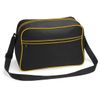 BagBase - Retro Shoulder Bag - Black/Gold