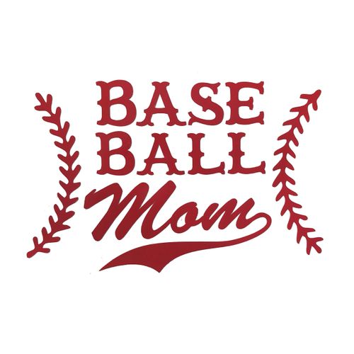 WickedGoodz Custom Baseball Decal Gift Set - Baseball Mom, Heart, American Flag - Sports Sticker, for Tumblers, Laptops, Car Windows - Coach Team Decals