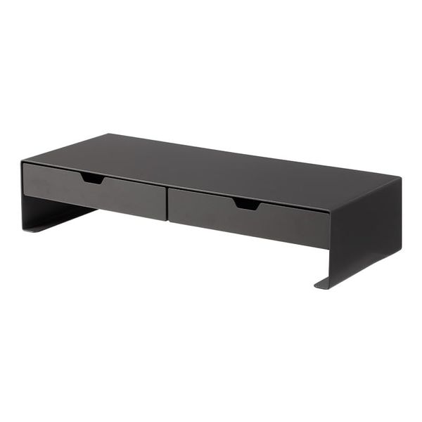 Monitor base with drawer
