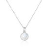 Philip Jones Moonstone Necklace with Quote Card
