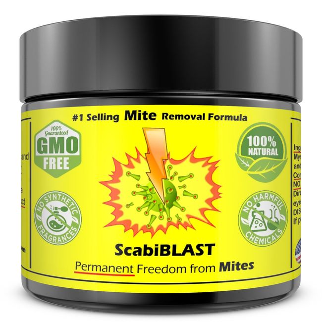Scabies Treatment 2oz ScabiBLAST Cream  Medication Natural Permanent Relief FAST