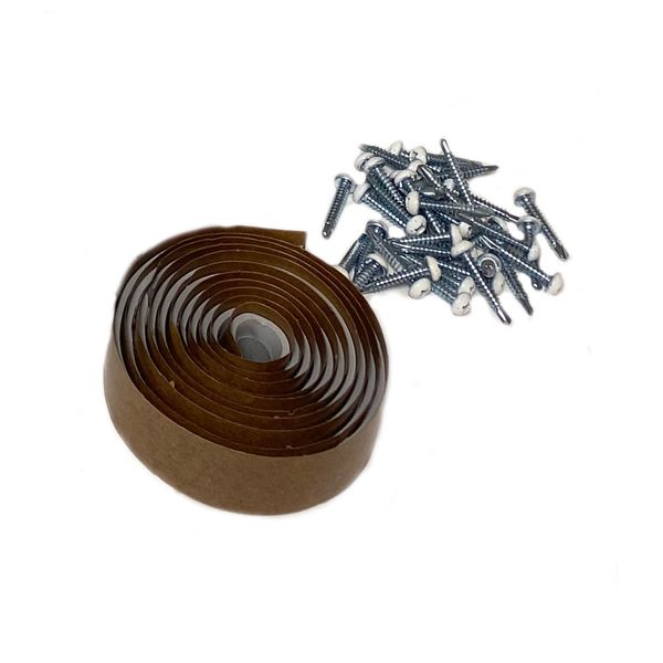 Roof Vent Installation Kit Camper Putty & White RV Screws