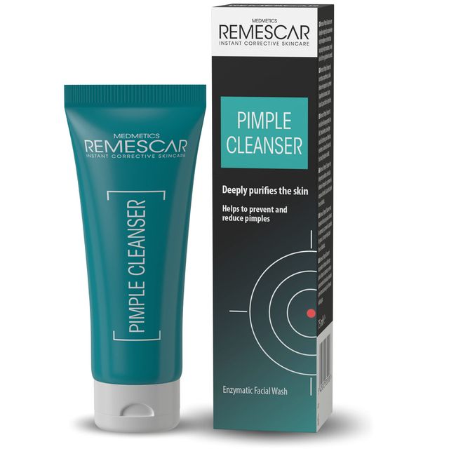 Remescar Pickel Reiniger 75 ml - Gesichtswaschgel gegen Pickel - Reinigung für tiefenwirksame Hautpflege - Gesichtspflege - Gesichtsreinigung - Anti Pickel Pickelentferner - Gesicht Cleanser Washgel