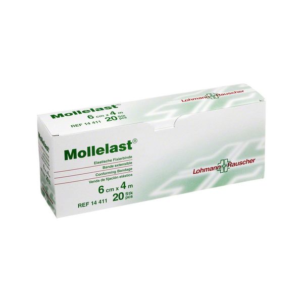 Mollelast Fixierbinde weiÃŸ unsteril 6 cm x 4 m 1 St.