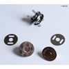 HAND 10 Full Sets Magnetic Buttons, Snap Bag Magnetic Clasp Press Pattern - Silver, 18mm