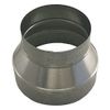 12" x 10" Round Reducer Duct Fitting, 24 ga.