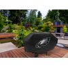 NFL Rico Industries Philadelphia Eagles Black Deluxe Grill Cover Deluxe Vinyl Grill Cover - 68" Wide/Heavy Duty/Velcro Staps