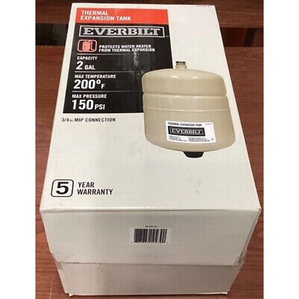 NEW Everbilt 2 gal. Thermal Expansion Tank B140