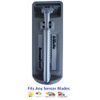 Original Gillette Sensor Excel Razor Metal Handle 2 Cartridge Refill Shaver Open