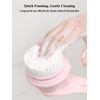 Electric Body Brush for Shower, Rotating Back Scrubber, Waterproof Rechargeable, Deep Cleansing