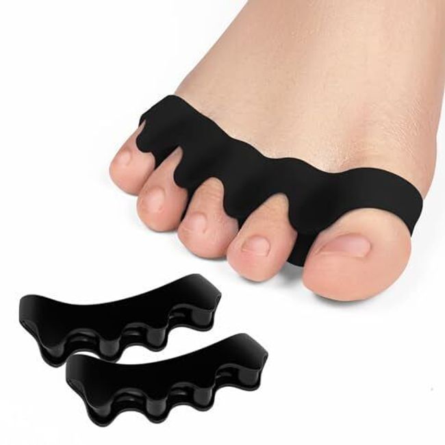 Gel Toe Separators & Bunion Spacers for Toe Alignment – 8 Pack Toe Spreaders ...