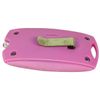 Personal Attack Safety Security Alarm Key Chain Flashlight, Belt Clip Pink Mini