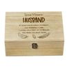 ukgiftstoreonline Husband Remembrance Large Wooden Memory Keepsake Box Gift