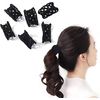 Hair Elastics, No Marks, Fashionable, Set of 6 Colors, Thick, Highly Elastic, Hair Clips, Cute, Plain, Korean Style, Hair Accessories, Adults, Simple, Elegant, Women's