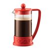 Bodum Brazil French Press Coffee Maker, 1 L - Red