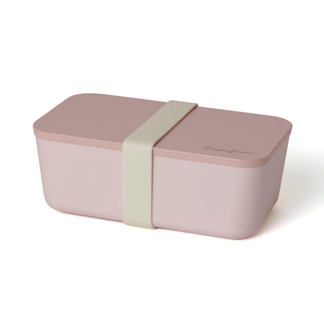 Francfranc Franc Logo Lunch Box, 1-Tier, Pink