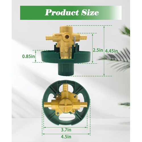 Pressure Balancing Valve Fits for Moen M-Pact Shower Valve with 1/2" Crimp Ring PEX Connection Replace FP62325PF(Brass)