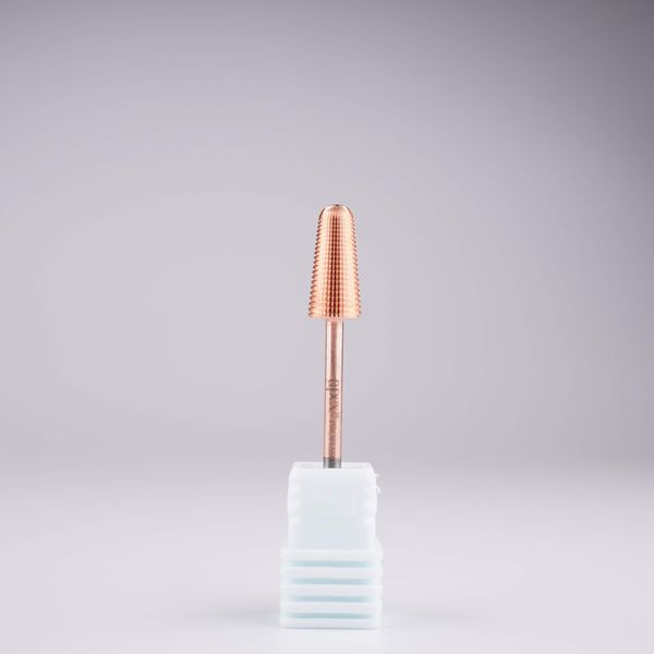 New* Apex® Professional Tungsten Carbide Electric Nail Drill Bit 3/32 inch, 2.35mm Shank for Gels, Acrylics, Nail Art, Manicure, Pedicure, Salon Professional Nails (Volcano 2 Way) (Extra Fine)