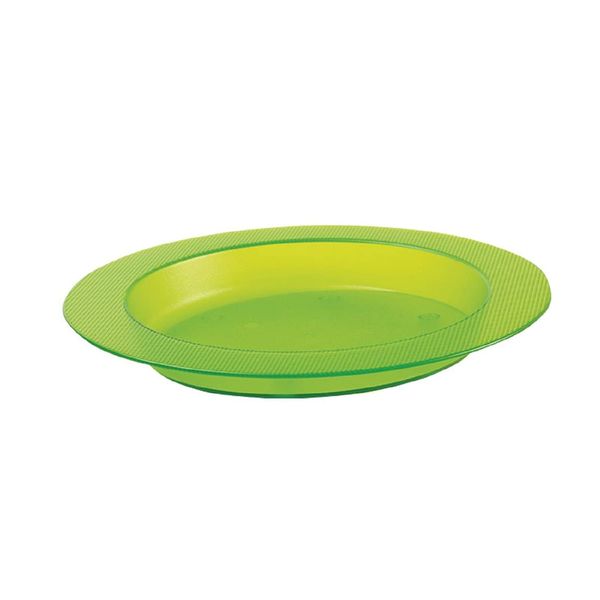 Identités - White Plate with Ergonomic Rim