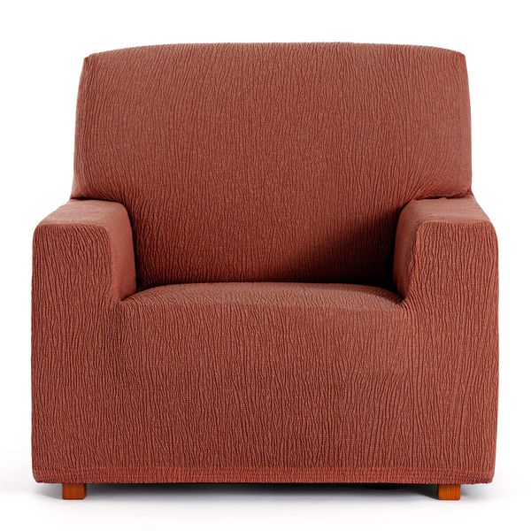 Eysa Llion Sofa Cover, Lycra, Orange 9, 1 Seater