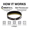 Halo Headband Standard Visor, White, One Size