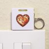 'Anime Sleepy Cat' Keyring Tape Measure/Spirit Level Tool (KM00040682)