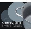 CONCORD 7 QT Granite Nonstick Stock Pot Cookware