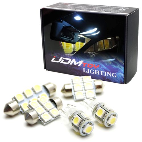 iJDMTOY Premium SMD LED Lights Interior Package Combo Compatible with 2001-2002 Chevrolet Camaro, Xenon White