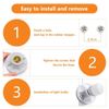  Light Bulb Socket with Cord,E26/ E27 Lamp Base Desktop 25ft Light Socket with Cord Light Bulb Base E26/ E27 Lamp Base Desktop 25ft Include Screw Cord On/Off Switch Hanging,Light Socket with Cord